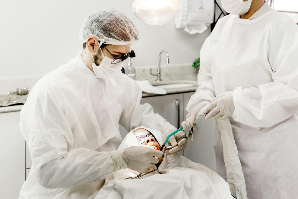 Dental Assistant Cover Letter being written by a focused dental assistant